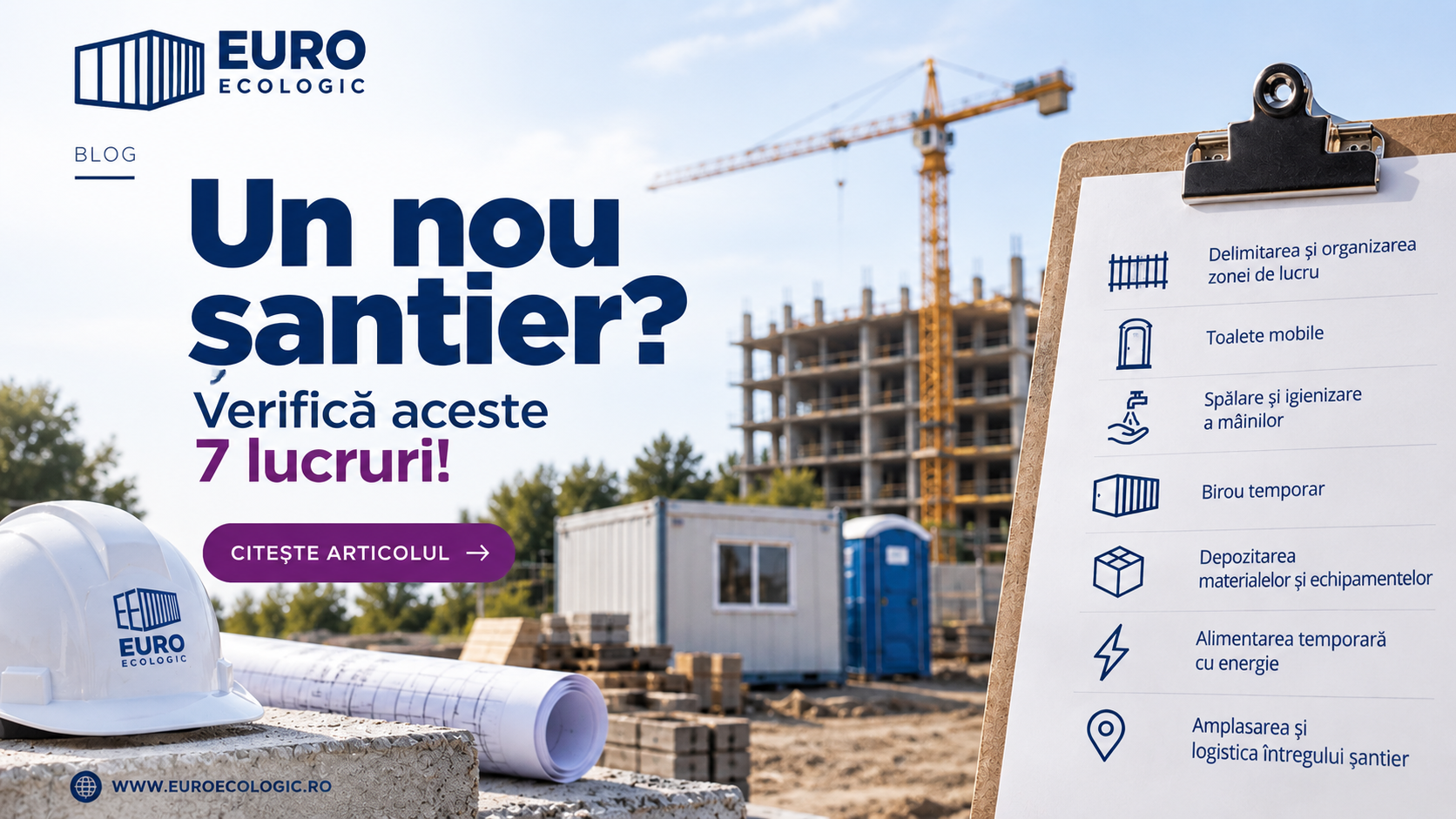 7 lucruri la care să te gândești când amenajezi un nou șantier